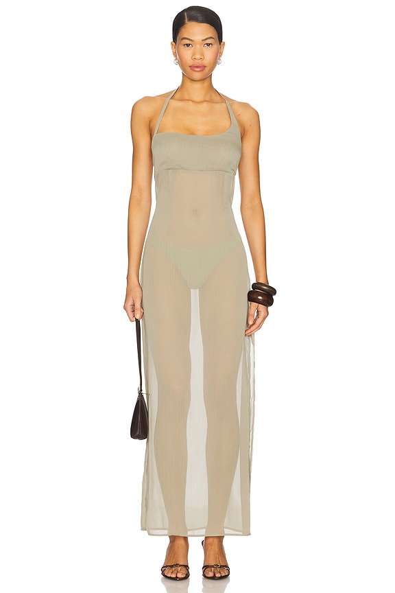 view 2 of 4 Driftwood Maxi Dress in Matcha