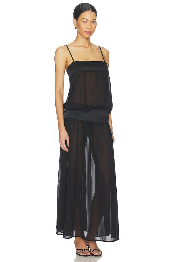 view 2 of 3 ROBE GRACIA MAXI in Noir