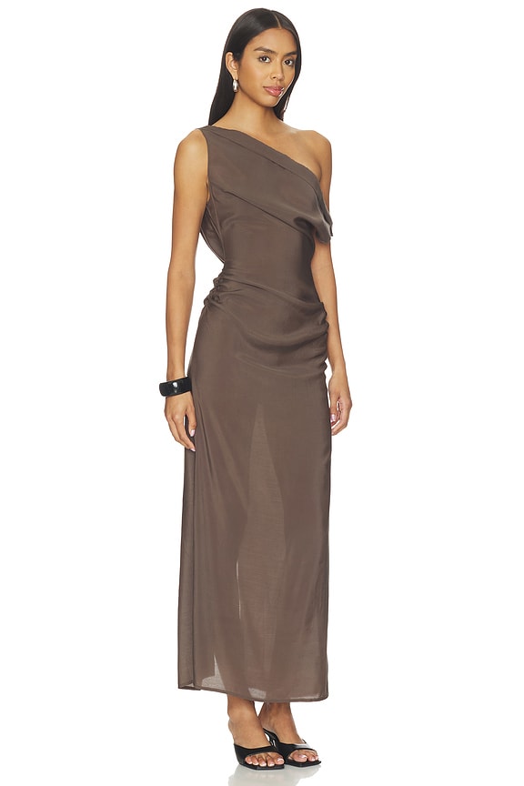 view 2 of 4 VESTIDO SWEETHEART MAXI in Cocoa