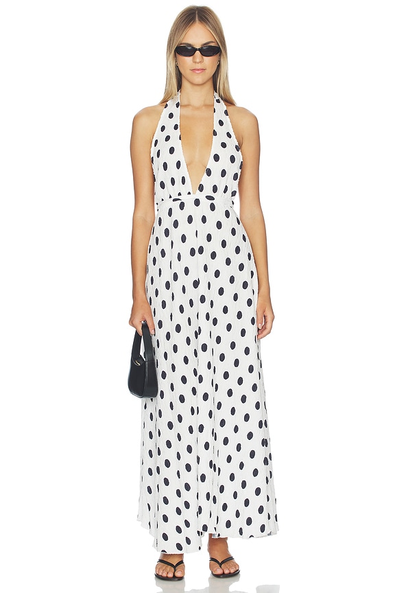 view 1 of 3 ROBE MAXI DISTRICT in Moonlight Polka