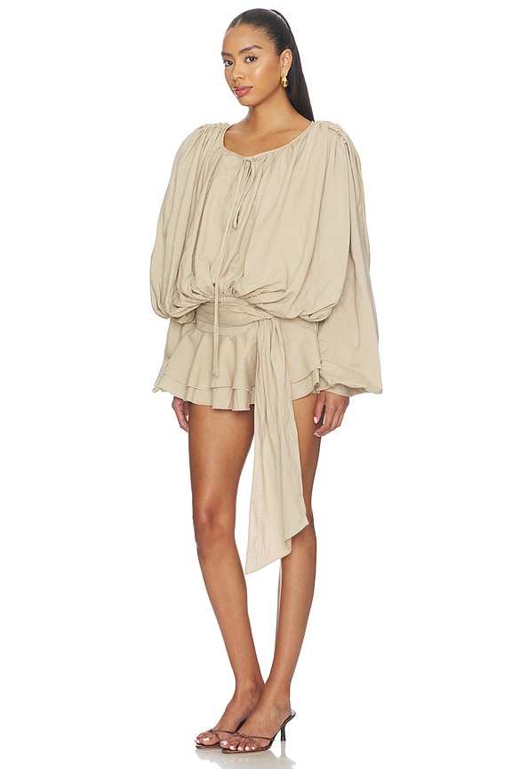 view 2 of 3 Elements Mini Dress in Beige