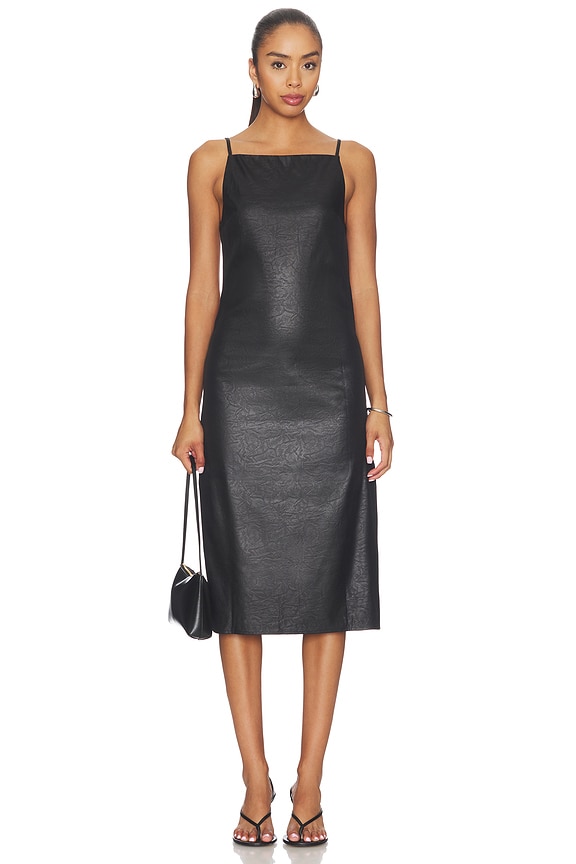 view 2 of 4 ROBE ALEXA MIDI in Onyx