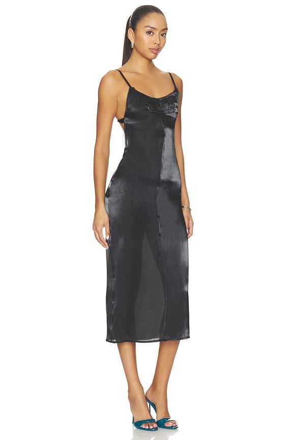 view 2 of 3 Electra Midi Dress in Noir