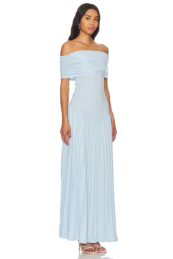 view 2 of 3 Field Of Dreams Dress in Light Blue