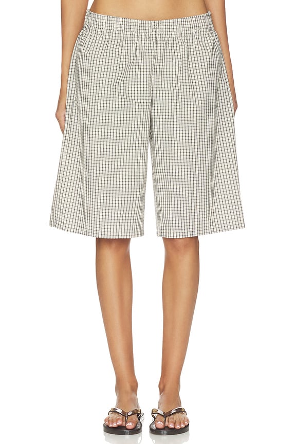 view 1 of 6 Sevigney Long Short in Cream Check