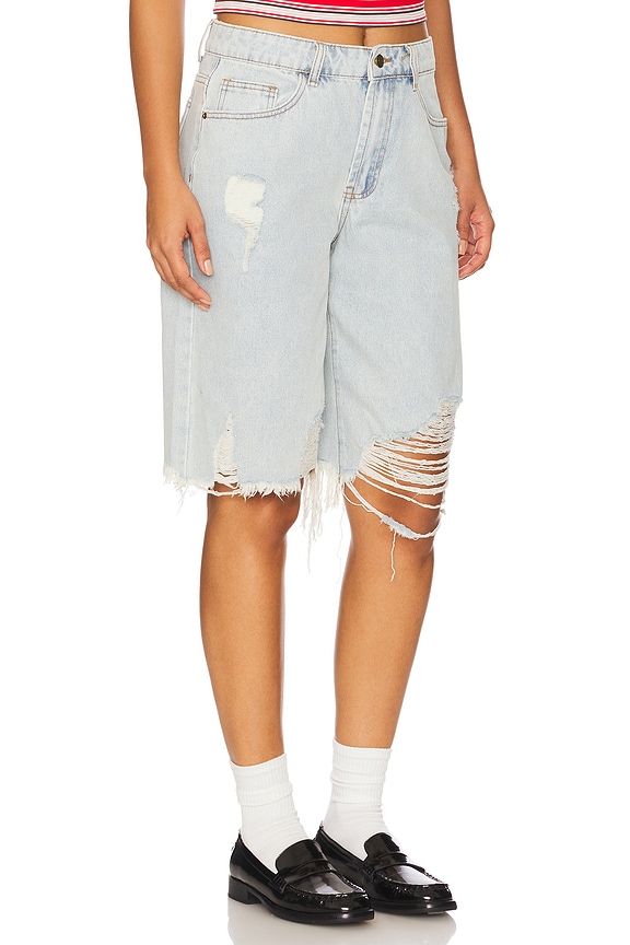 view 2 of 6 Banks Jort in Light Denim