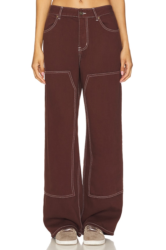 view 1 of 6 Anchor Jeans in Chocolate