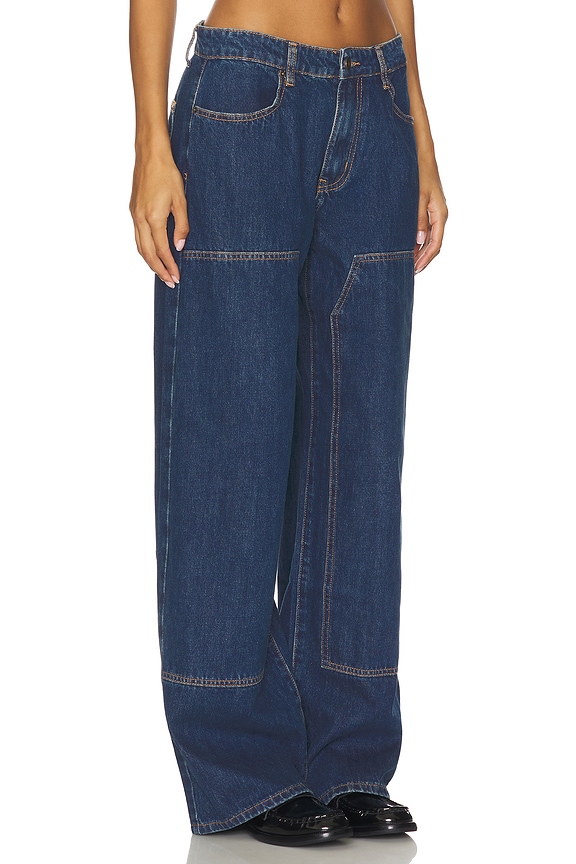 view 2 of 6 Anchor Jean in Mid Blue