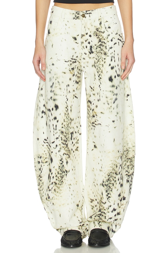 view 1 of 6 Horseshoe Jeans in Snow Leopard