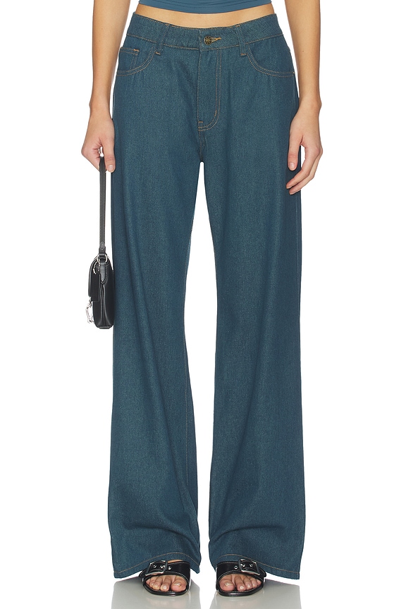 view 1 of 6 Peak Jeans in Washed Blue