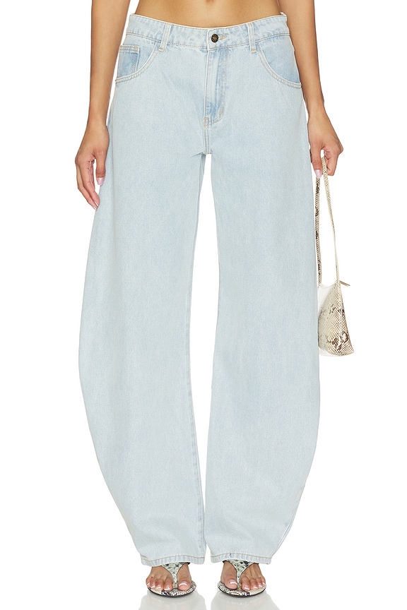 view 1 of 6 Horseshoe Jeans in Light Denim