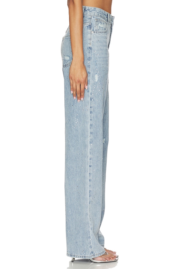 view 2 of 6 Diamante Jeans in Light Denim