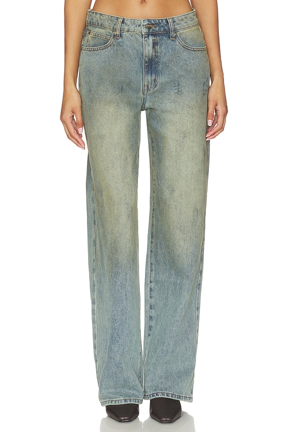 view 1 of 6 Top Model Jeans in Stone Blue