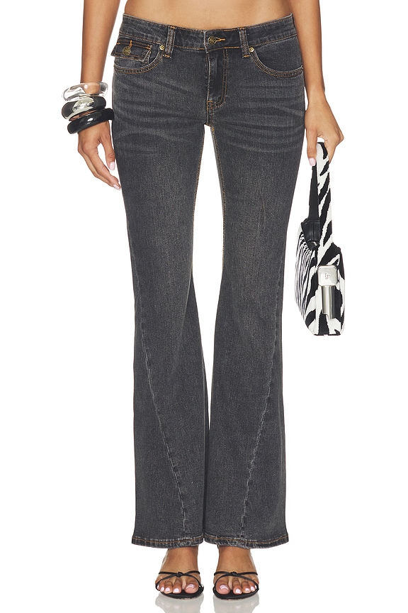 view 1 of 6 Mary-kate Jeans in Onyx