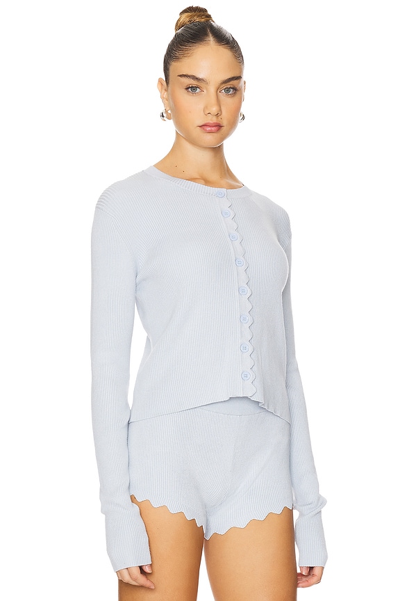 view 2 of 4 Ivy League Top in Soft Blue