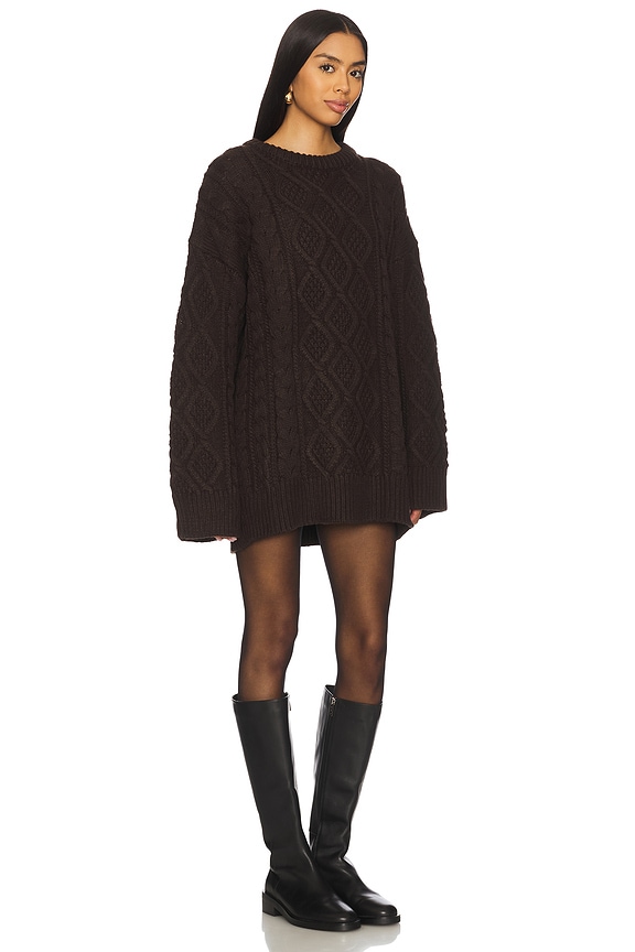 view 2 of 3 JERSEY GIGI KNIT in Chocolate