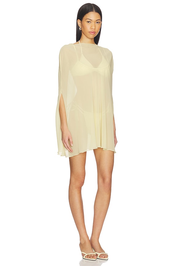 view 2 of 4 Aura Poncho in Lemontini