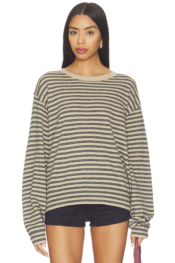 view 2 of 5 MAILLE OLSEN in Slate Stripe