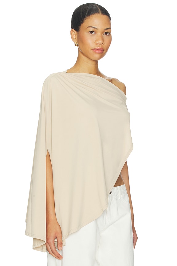view 2 of 5 Reborn Poncho in Beige