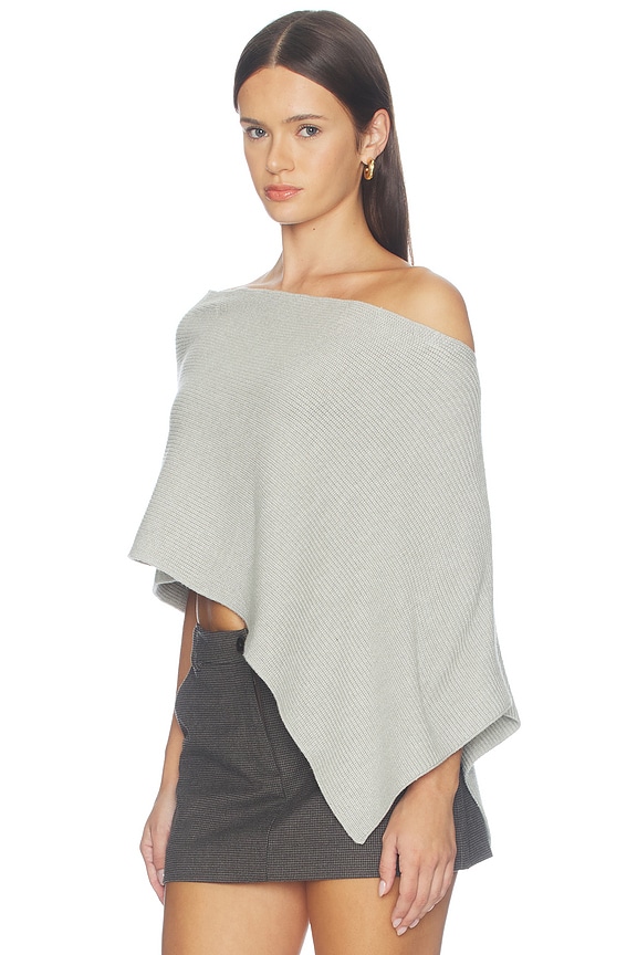 view 2 of 4 Luminous Poncho in Dove