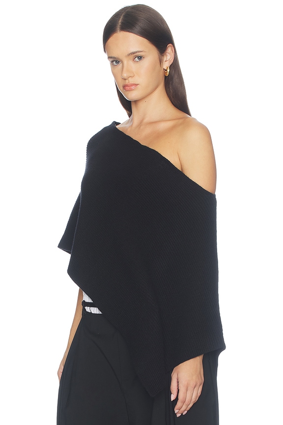 view 2 of 4 Luminous Poncho in Bittersweet Black