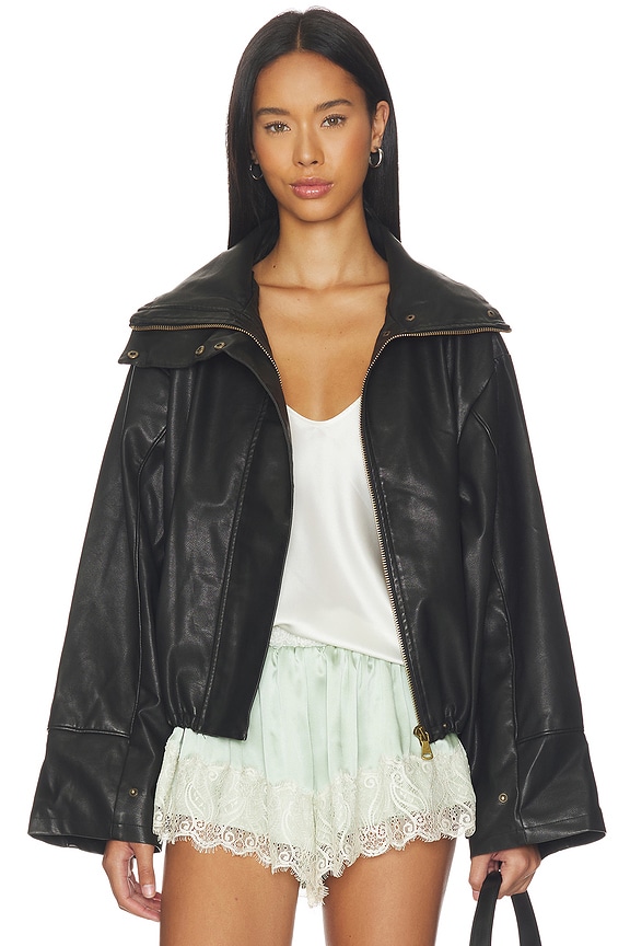 view 1 of 5 CHAQUETA SHORELINE FUNNEL in Noir