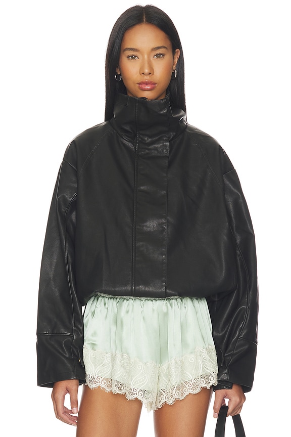 view 2 of 5 CHAQUETA SHORELINE FUNNEL in Noir