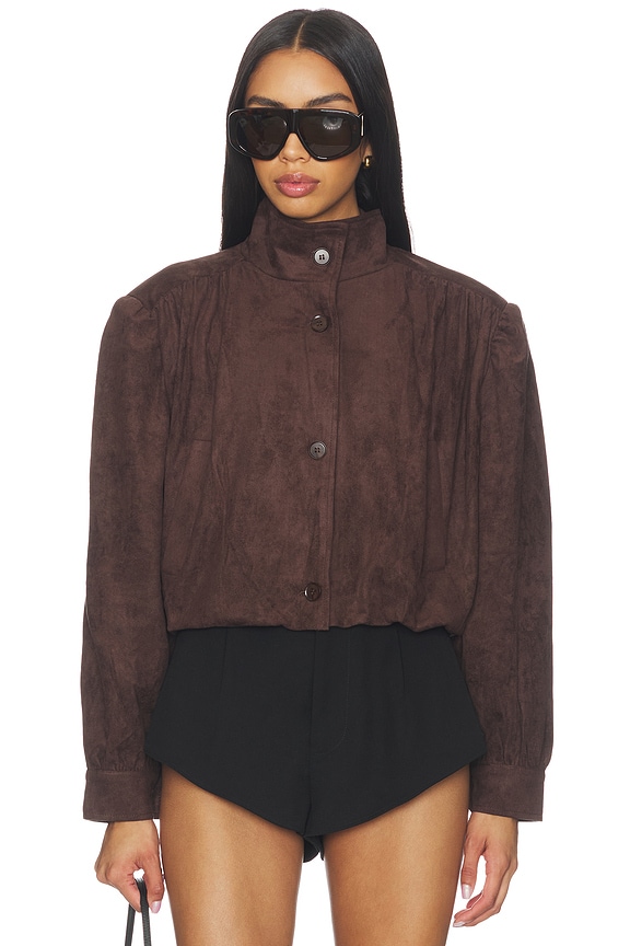 view 2 of 5 Luminous Jacket in Chocolate