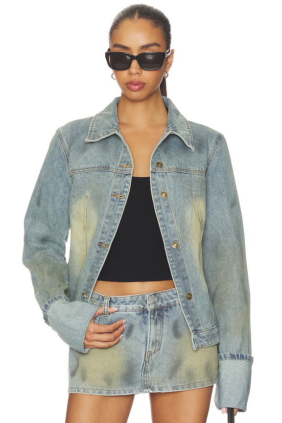 view 1 of 5 The Bronx Denim Jacket in Stone Blue