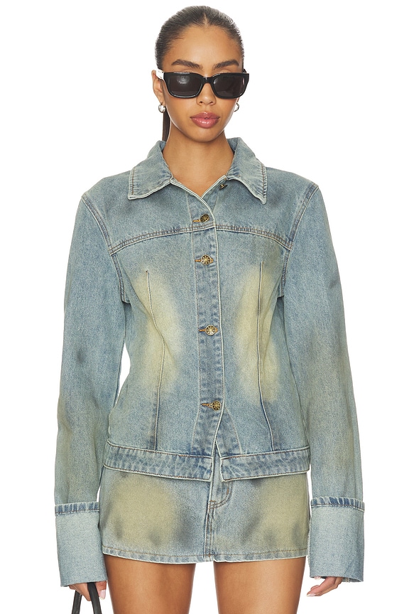 view 2 of 5 The Bronx Denim Jacket in Stone Blue