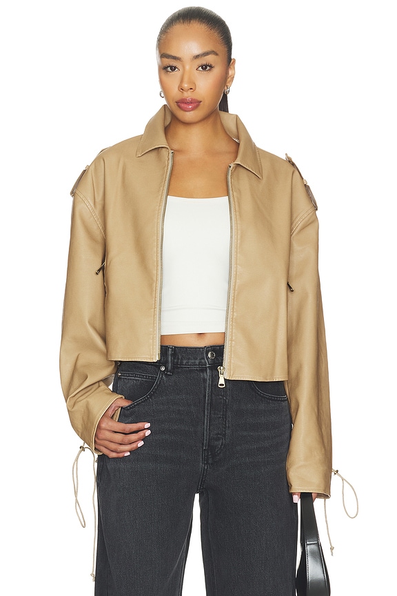 view 1 of 5 Jet Jacket in Beige