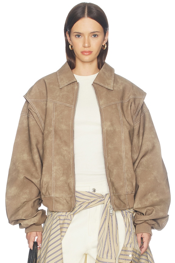 view 2 of 5 Vista Bomber in Light Brown