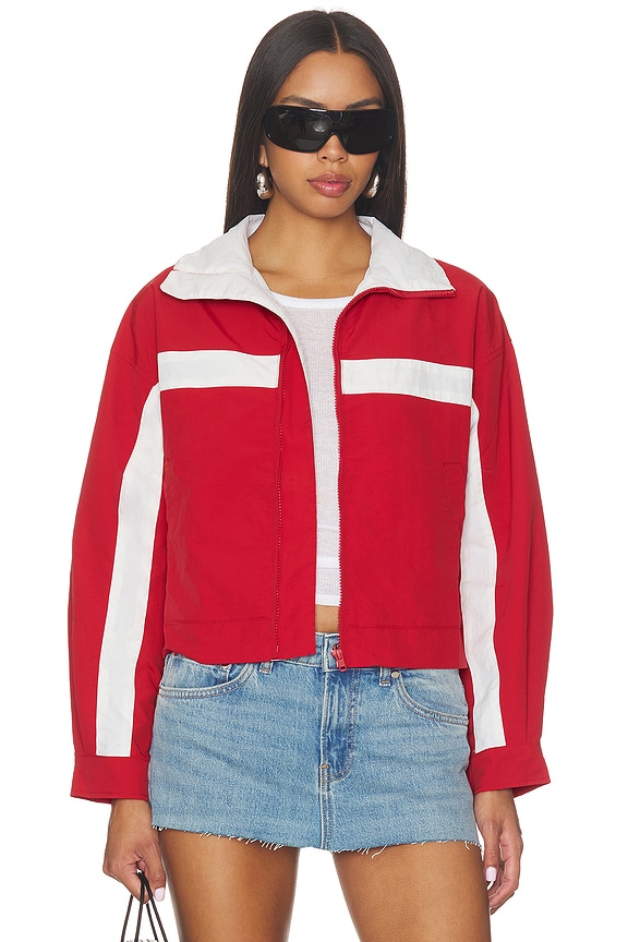 view 2 of 5 Essential Windbreaker in Rouge