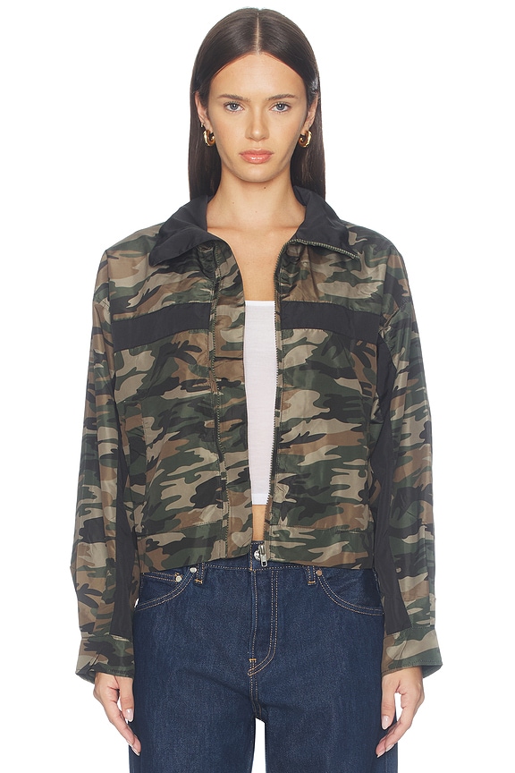 view 2 of 5 Essential Windbreaker in Camo