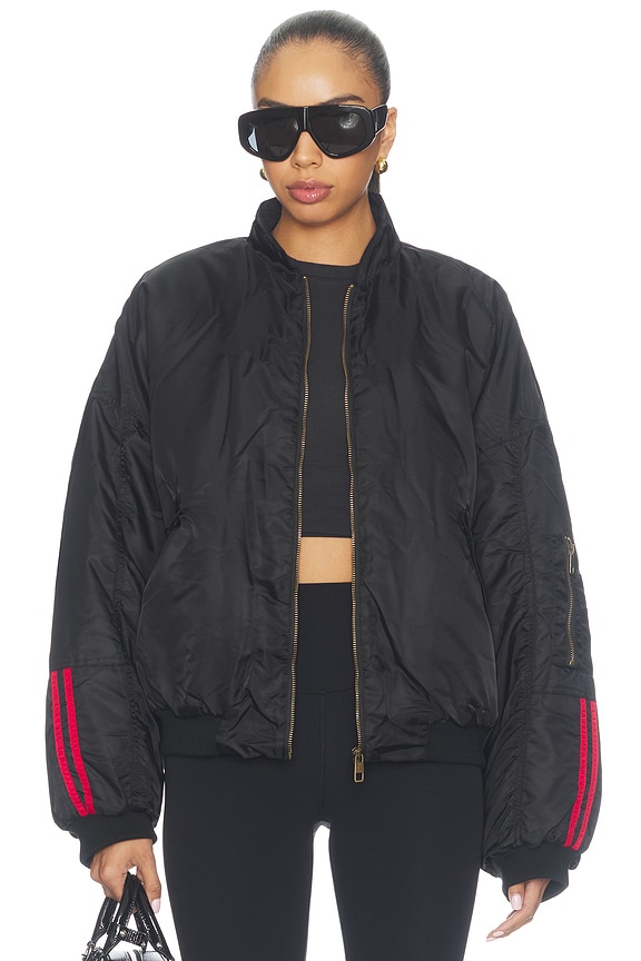 view 2 of 5 Bloom Bomber Jacket in Midnight Flame