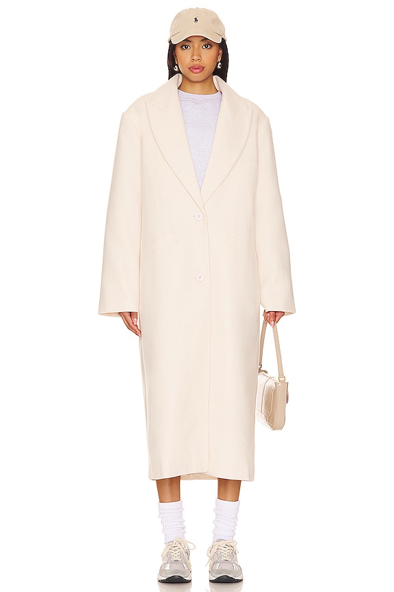 view 2 of 4 Olsen Coat in Cream