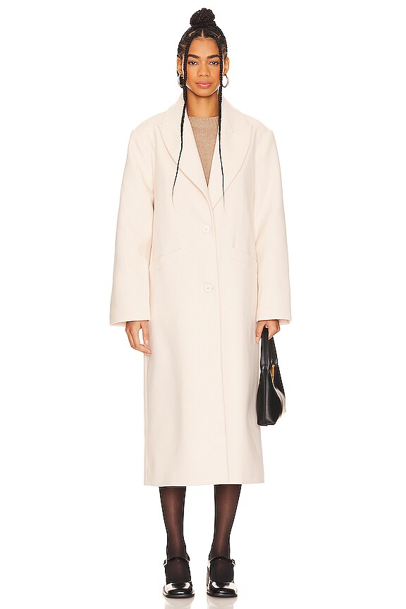 view 2 of 4 Olsen Coat in Cream