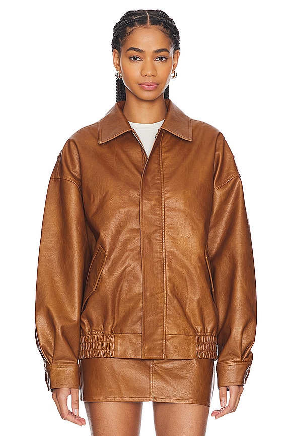 view 2 of 5 Kenny Bomber in Tan