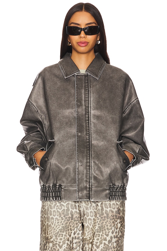 view 2 of 5 Kenny Bomber Jacket in Slate