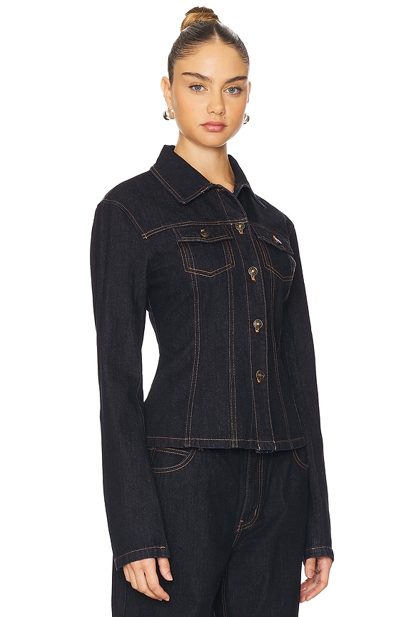 view 2 of 4 Rider Denim Jacket in Dark Denim