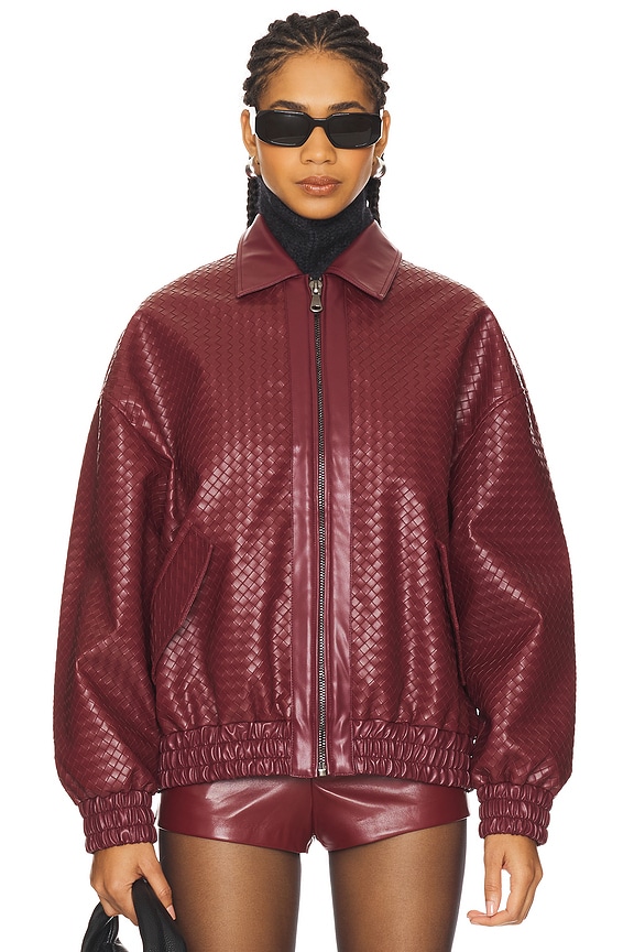view 2 of 5 Kenny Bomber in Burgundy