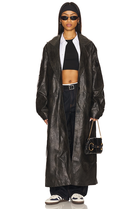 view 2 of 4 MANTEAU OLSEN in Onyx