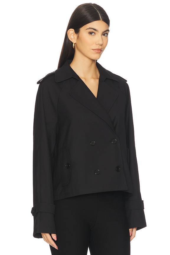 view 2 of 4 x REVOLVE Cropped Trencherous Coat in Onyx