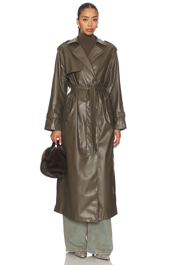 view 2 of 4 x REVOLVE Penny Trench Coat in Olive