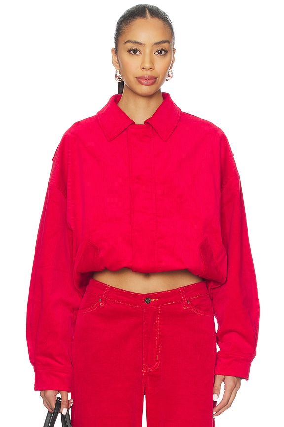 view 1 of 4 Kenny Bomber Jacket in Crimson
