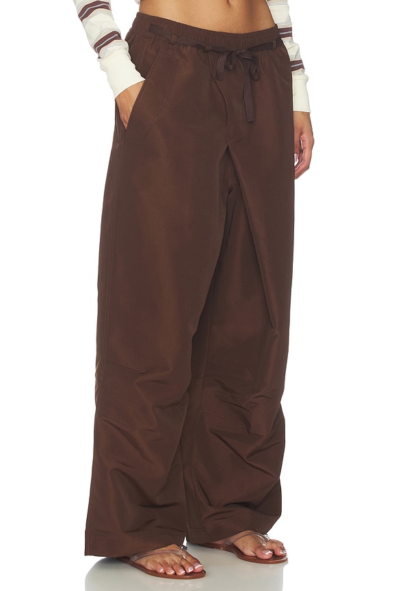 view 2 of 6 PANTALON SIGNORA in Chocolate