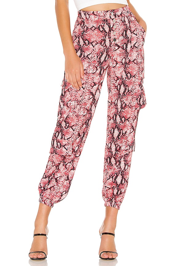 view 1 of 4 Cypress Pant in Red Python