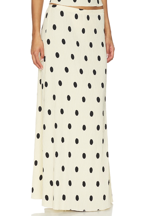 view 2 of 6 FALDA FORD MAXI in Porcelain Polka