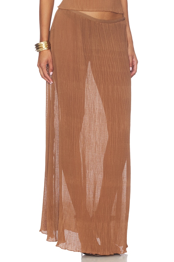 view 2 of 6 FALDA FORD MAXI in Cocoa