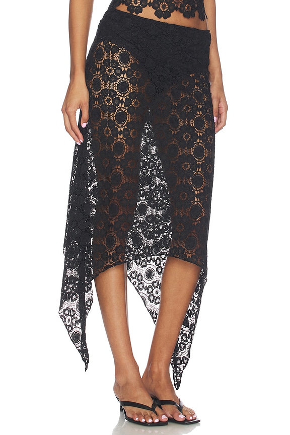 view 2 of 6 JUPE TROPHY MIDI  in Noir